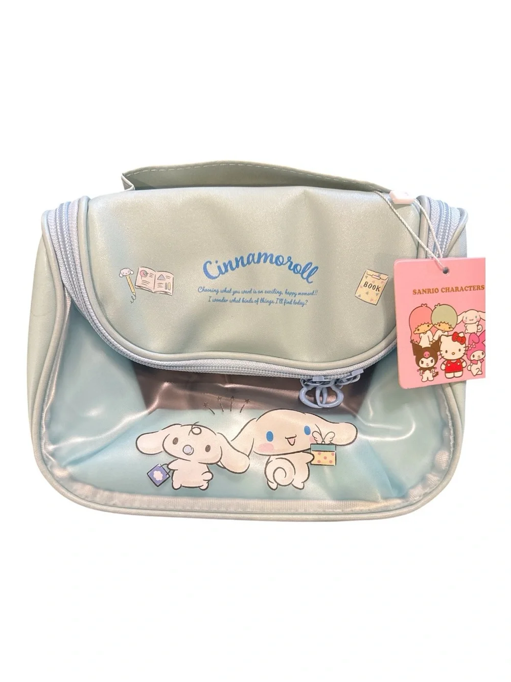Sanrio Cinnamoroll Pastel Blue Kids Bag with Character Art